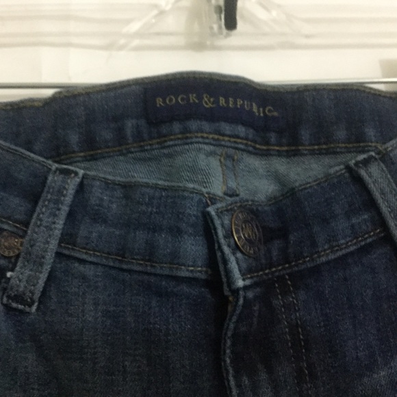 Rock & Republic Jeans Kasandra Blue Boot Cut  12M - Picture 3 of 7